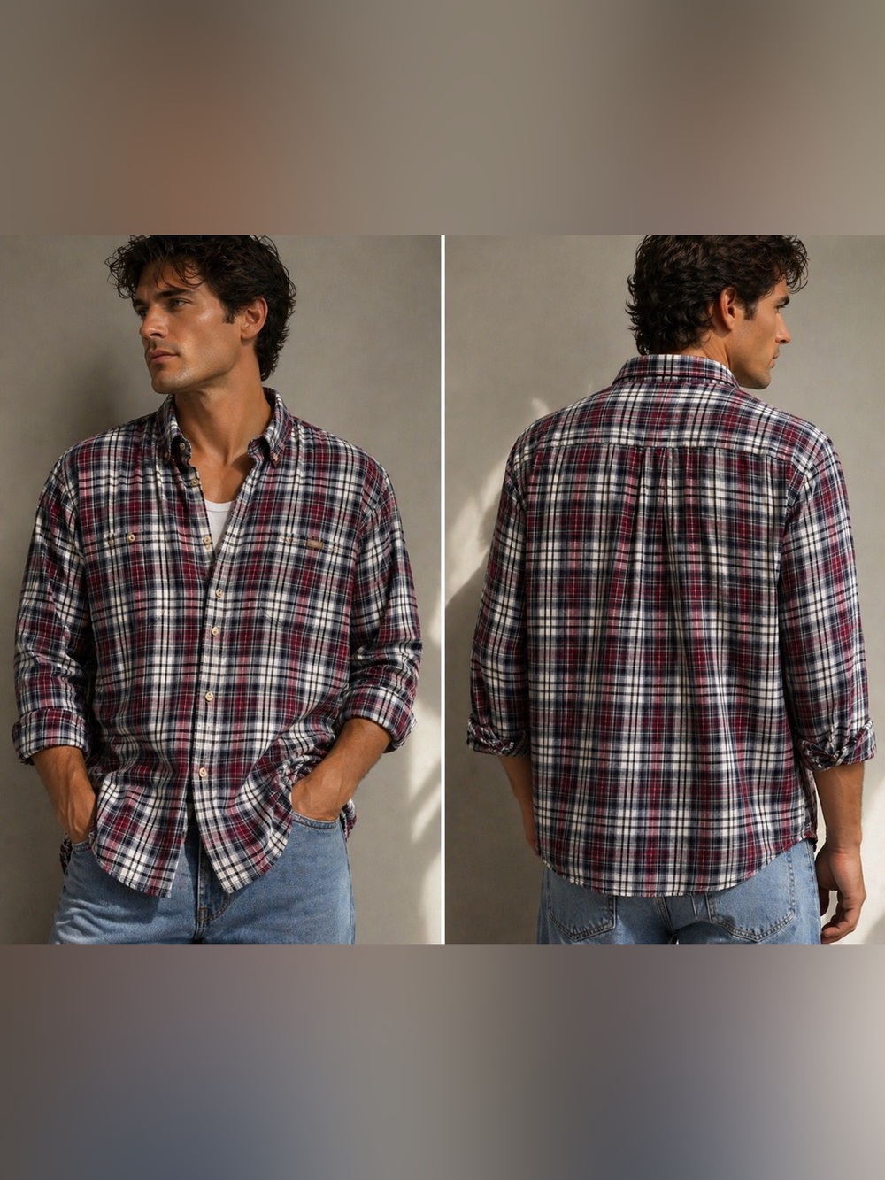 Carhartt Plaid Button Down Shirt XL Red Black Cotton Workwear Classic Gorpcore